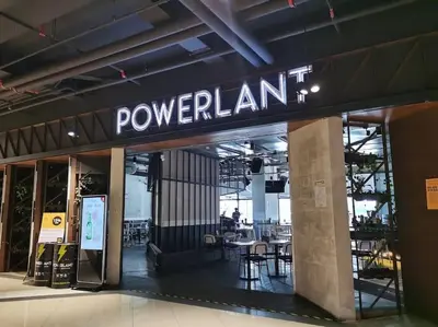 a building with a sign that reads powerplant at EkoCheras Loft 5 pax, #Snooker #AboveMall #Balcony #FreeCarPark in Kuala Lumpur