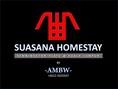 a red letter k logo on a black background at Suasana Homestay Kewingston Platz in Kuala Lumpur
