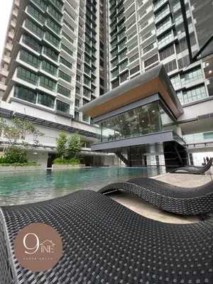 a view of a building with a large building at TF009 - Lavile Sunway Velocity KL View in Kuala Lumpur