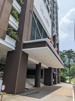 a large building with a ramp on the side of it at Damansara Studio in Kuala Lumpur