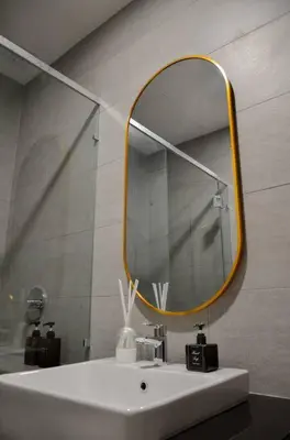 a bathroom with a mirror and a white sink at The Gallery @ Pano Jln Ipoh -MRT. S/Check-In. Free Parking in Kuala Lumpur