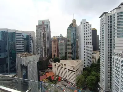 a view of a city with tall buildings at RM231 2Bedroom Bukit Bintang Balcony KL City View in Kuala Lumpur