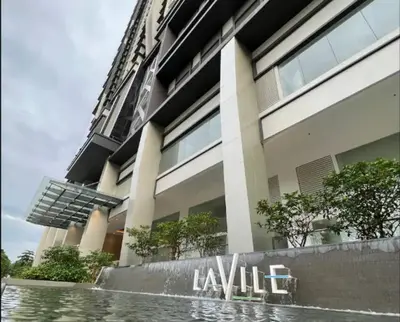 a building with the name laekle in front of it at Lavile Premier Suite Cheras 5 - 6 pax 3R2B in Kuala Lumpur