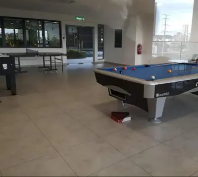 a pool table with balls on it in a room at Lavile Premier Suite Cheras 5 - 6 pax 3R2B in Kuala Lumpur