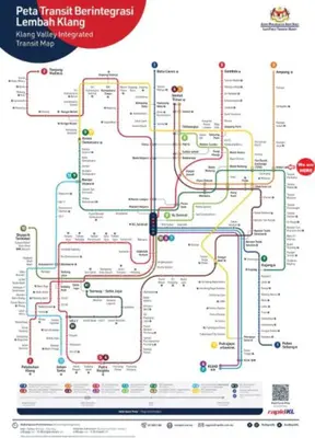 a map of the london underground map at Lavile Premier Suite Cheras 5 - 6 pax 3R2B in Kuala Lumpur