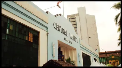 a building with a sign on the side of it at Leo Leisure Hotel @ Central Market in Kuala Lumpur