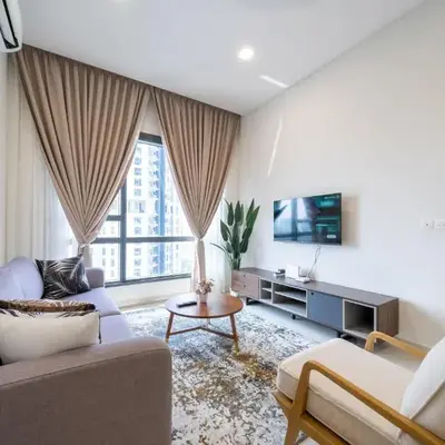 Cozy 2B2B w Pool - 6 Pax - 5 min to Mid Valley Megamall