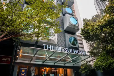 a building with a sign that reads the mexican hotel at The Mesui Hotel Bukit Bintang in Kuala Lumpur