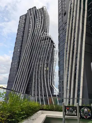 two tall buildings standing next to each other at Arte Mont Kiara MITEC Publika MATRADE kuala lumpur 1R2B 4 Pax in Kuala Lumpur