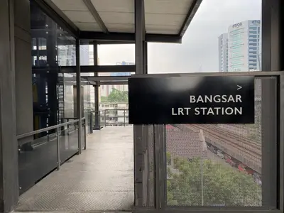 a sign that reads bangalore lift station in a building at The Establishment Bangsar KL by Lynhomes in Kuala Lumpur
