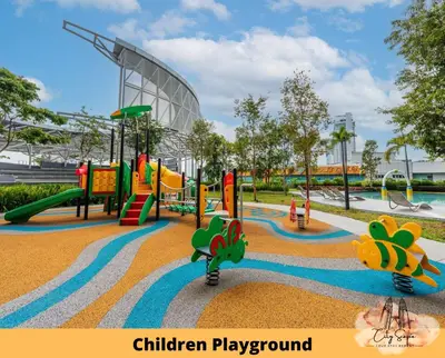 a playground at a children playground at a park at Trion @ Kuala Lumpur near KLCC TRX by Cityscape in Kuala Lumpur