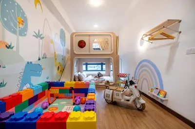 a childs bedroom with a lego play set and a toy car at Premium Classy 4Room@Astoria Ampang 12pax 6km KLCC in Kuala Lumpur