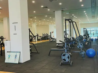 a gym with treadmills and machines in a building at D'Rapport Residences by Manhattan Group in Kuala Lumpur