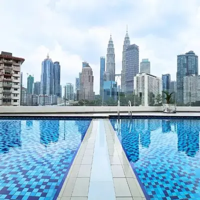 Balcony KLCC View Kampung Baru Luxurious