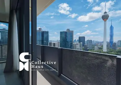 a view of the seattle skyline from a building at The Platinum 2 Kuala Lumpur By Collective Haus in Kuala Lumpur