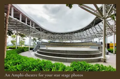 an amphitheater theatre for your steel stage shooters at Stunning Pool & the City - 1 mrt stop to TRX in Kuala Lumpur