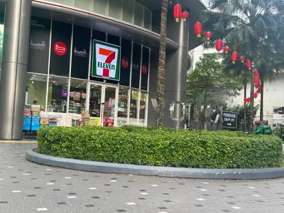 a building with a sign in front of it at Vortex Suites KLCC by ZARA in Kuala Lumpur