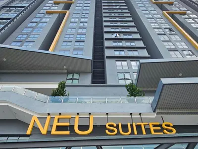 a new york city building with a nyvo suites sign at Neu Suites in Kuala Lumpur