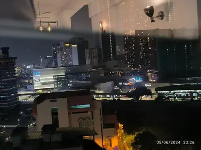 a view of a city at night with lights at 19-16 Casa Mutiara-Sweet Home city view in Kuala Lumpur