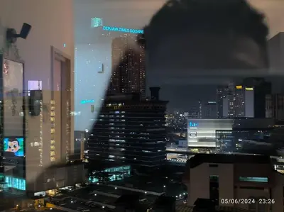 a view of a city skyline at night at 19-16 Casa Mutiara-Sweet Home city view in Kuala Lumpur