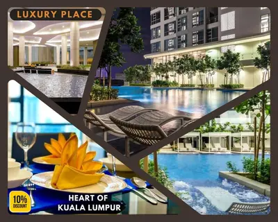 a collage of photos of a hotel with a pool at Robertson Bukit Bintang in Kuala Lumpur