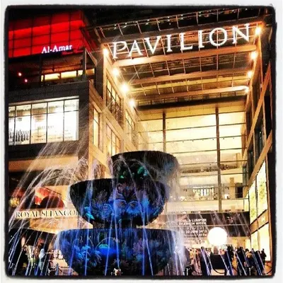 a view of a shopping center with people in front of it at Agile Residence TRX Bukit Bintang by Cal in Kuala Lumpur