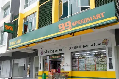 a store front of a grocery store at M Vertica KL 3br for 6pax by Wowhome in Kuala Lumpur