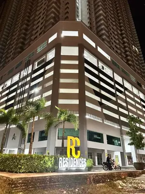 a large building with a r reserves sign on it at Ayazuki Sky Suite KLCC View 2BR Free Parking Netflix Swimming Pool in Kuala Lumpur