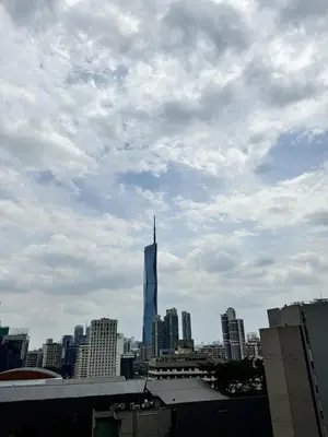 a view of a city skyline with a tall skyscraper at Fahrenheit 88 Pavillion Bukit Bintang 3 bedroom in Kuala Lumpur
