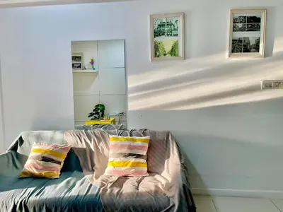 a room with a bed with two pillows on it at KL CITY CENTRE nearby KLCC in Kuala Lumpur