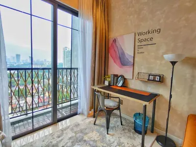 Gallery image of Pretty Room with balcony klcc view in Chamber in Kuala Lumpur
