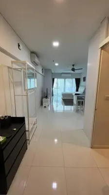 a large room with a kitchen and a living room at KL City Centre in Kuala Lumpur