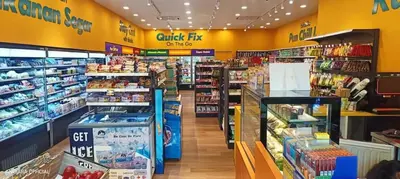 a grocery store aisle with products on display at RSJ Homestay at Setapak - Studio in Kuala Lumpur