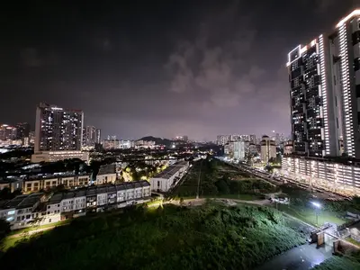 a city skyline at night with tall buildings at Cozy Homestay KL Setapak 2R2B 1CarPark, Pool, Wifi, MALAYSIAN ONLY & MUS-LIM RECOMMENDED in Kuala Lumpur