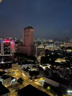 a view of a city at night with buildings at THE COLONY INFINITUM Sweet Home SR in Kuala Lumpur