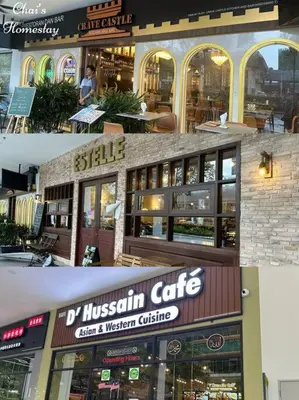 a building with a sign for a museum cafe at Trion KL -2BR, 2-5pax, near KLCC, KL Tower, IKEA, Velocity in Kuala Lumpur