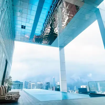 a view of a city skyline from a building at Platinum 2 KLCC By Natol Chain Of Homestays in Kuala Lumpur