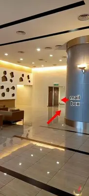 a lobby with a train box sign in a building at VR3 Sunway Velocity Spacious Apt\u4e2d\u6587\u623f\u6771 in Kuala Lumpur