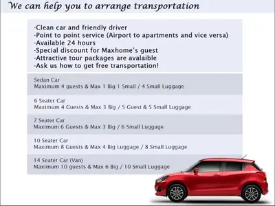 a screenshot of a flyer for a car rental at VUE Residences Hkl Klcc view in Kuala Lumpur