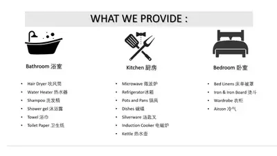 a diagram of what we provide in aoreanoreanoreanoreanoreanoreanorean food at Arte mont kiara by Happy stay in Kuala Lumpur