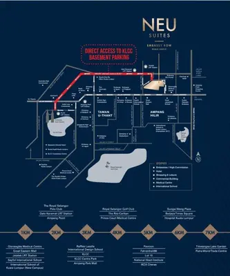 a map of the new south australia subway at Neu Suites By Cozy Unit L20RA near KLCC & Jelatek LRT in Kuala Lumpur