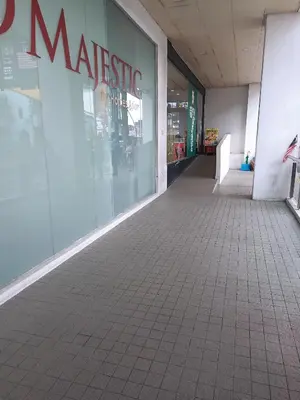 a hallway of a store with a market sign on the wall at D'Majestic Place in Kuala Lumpur