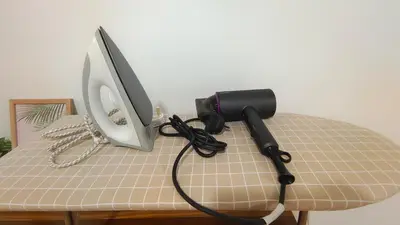 a computer monitor and a microphone on a table at Bintang Goldhill Near TRX & Pavilion Mall,MRT,KL By Proplet in Kuala Lumpur