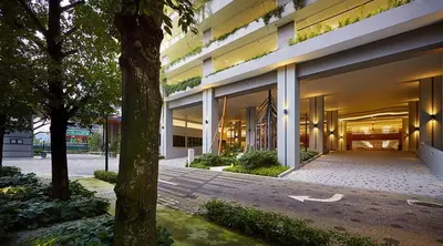 a large building with a sidewalk in front of it at M Centura Sentul Kuala Lumpur, Fully Air-Con 2-Bedroom Home in Kuala Lumpur