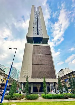 a large tall building with a sky at Axon Residence Bukit Bintang Pavilion KL in Kuala Lumpur
