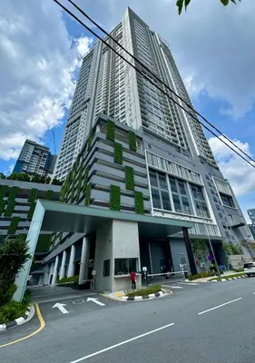 a tall building with plants on the side of it at Central of KL 1-5px - 10 mins TRX and Bukit Bintang in Kuala Lumpur