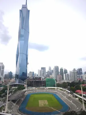 a view of a city with a building at 6pax 2BR KL118 View 5min to train Station in Kuala Lumpur