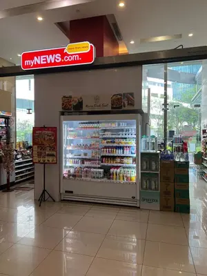 a mexican food refrigerator in a grocery store at Cosy 2-bedroom KLCC in Kuala Lumpur