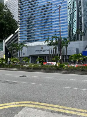an empty street with a building in a city at Great Value City Center Unit in Kuala Lumpur