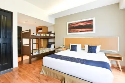 a bedroom with a large bed in a room at Palette KL Sentral near Pudu LRT formerly RPC Blissful Homes in Kuala Lumpur
